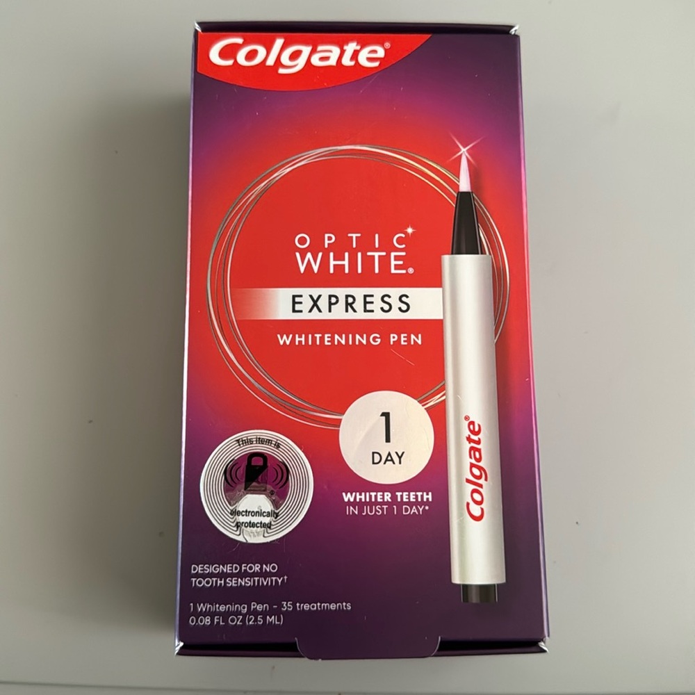 Colgate Optic White Express Teeth Whitening Pen, Colgate Whitening Pen,